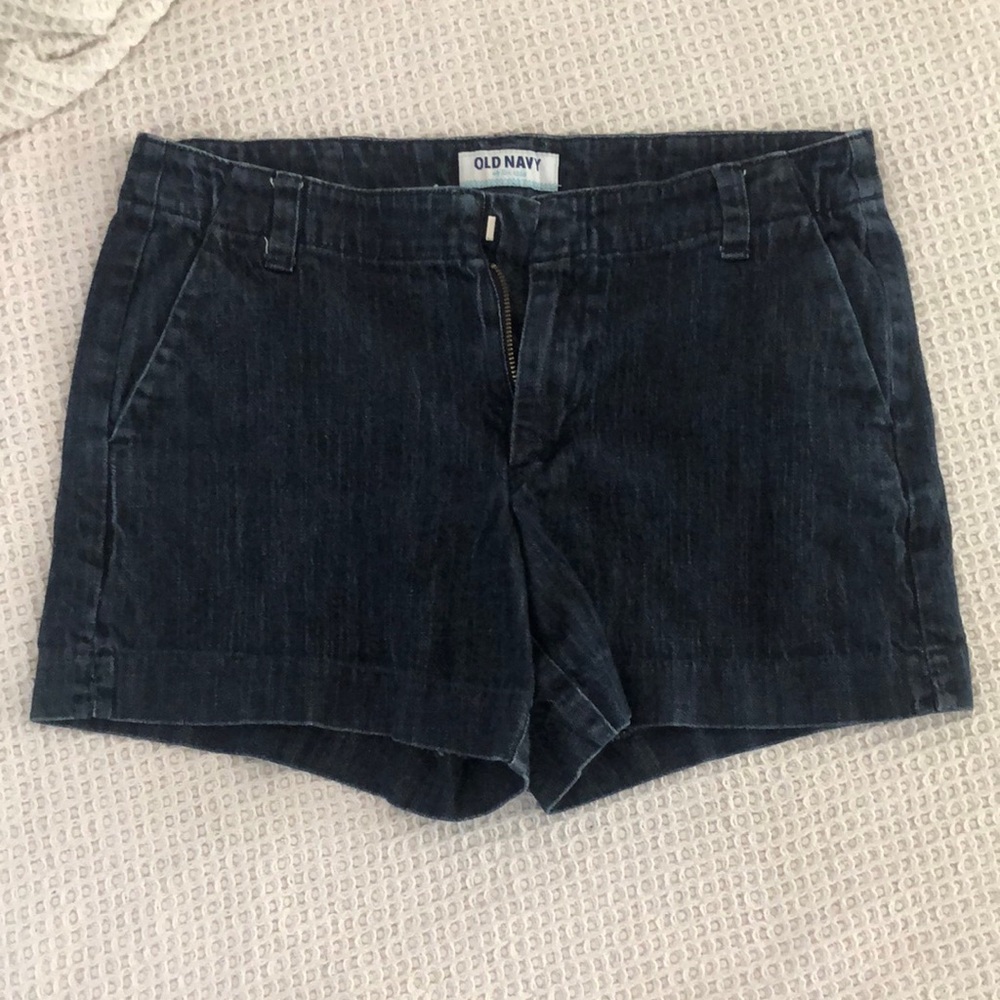 Old Navy Dark Blue Jean Shorts